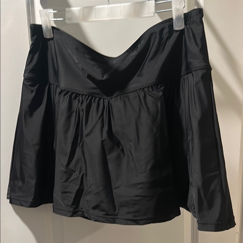 Shapermint Black Swim Skirt